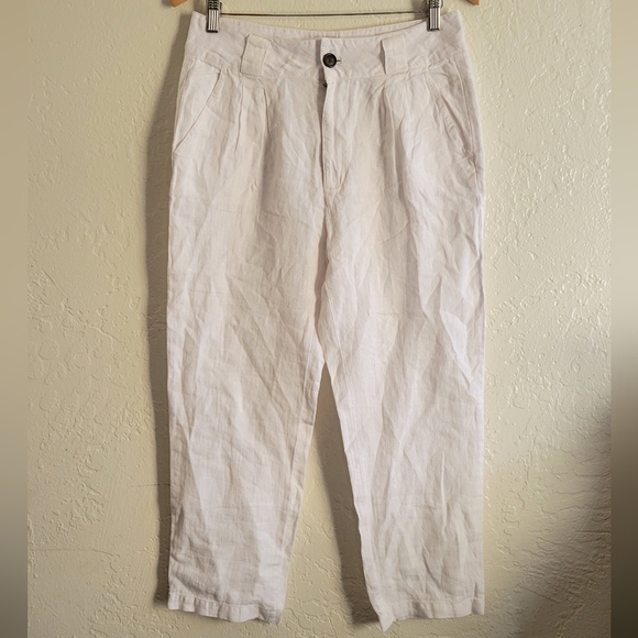 Sundance Linen Pants Petite 8 - Picture 1 of 8